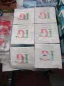 6x Boxes of 70 pyramid decaf tea bags. BB 09/2021
