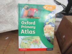 Box of 20 Oxford Primary atlas 2nd edition. New & Boxed