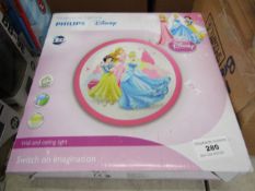 1 x Phillips Imaginative Lighting Disney Princess Wall & Ceiling Light packaged unchecked