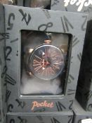 Pocket Branded Watch. In a Gift Box. Unused