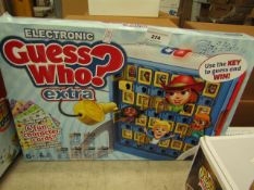 Guess Who Extra Electronic Family Game new