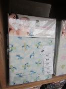 Pharaoh Linen thermal cotton cot sheets, new and packaged.