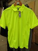 Premier Cool Checker Mens Polo Shirt size L new with tag