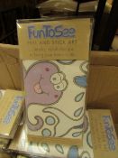 12 x  Fun To See Peel and Stick Art Under the Sea Sets new & packaged