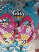 Gola Tado flip flops, size 3, new and packaged.
