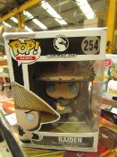 Funko Pop Games Mortal Kombat X Raiden new & packaged