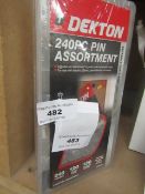 Dekton 240 piece assortment, new and packaged.