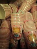 36 x packs of 8 per pack Rachel Ellen Paper Cups new & packaged