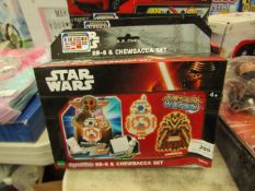 3 x Star Wars BB-8 & Chewbacca Sets new & packaged