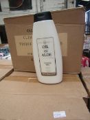 12 x Oil of Aloe 400ml Clensing Milk Enriched with Aloe Vera new & packaged