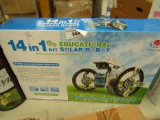 1 x 14 in 1 Educational Solar Robot Kit new & packaged