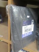 Tesco black double duvet set, new and packaged.