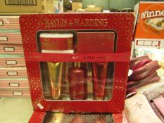 Baylis & Harding Gift Set being Soap, Face Cloth, Shower Gel, Body Wash, & Moisturiser new in