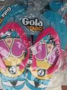 Gola Tado flip flops, size 3, new and packaged.