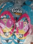 Gola Tado flip flops, size 3, new and packaged.