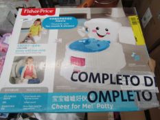 Fisher Price Cheer For Me Potty packaged unchecked