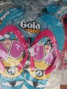Gola Tado flip flops, size 3, new and packaged.