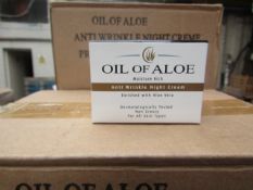 12 x Oil of Aloe 50ml  Anti Wrinkle Night Cream Enriched with Aloe Vera new & packaged