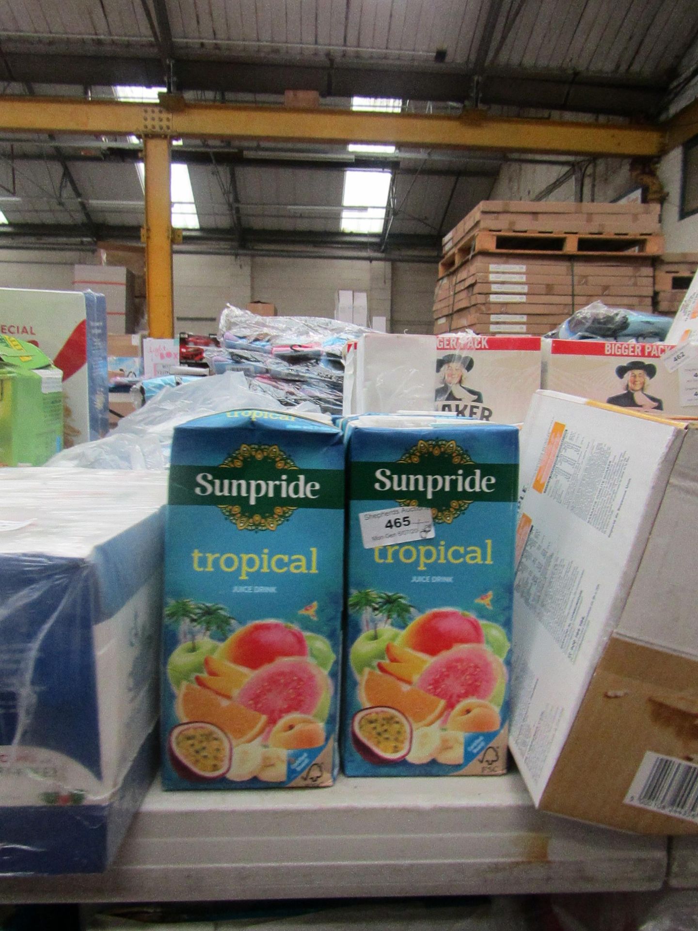 8 x Sunpride Tropical Juice Drinks. 1L Each. BB Jan 2021