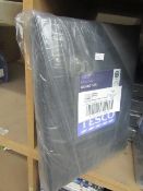 Tesco black double duvet set, new and packaged.