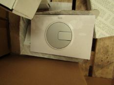 Roca PL4 dual combi flush plate, new and boxed.