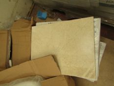 4x Packs of 8 Wickes 300x400 Crema Marfil Satin Scored wall tiles, new. Each pack is RRP £16.99 a