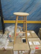 | 1X | DRIFTED BAR STOOL BY LARS BELLER FJETLAND | UNCHECKED (NO GUARANTEE), BOXED | RRP CIRCA £