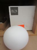 | 1X | FLOS GLO-BALL ZERO SURFACE MOUNTED LIGHT | UNTESTED BUT LOOKS UNUSED (NO GUARANTEE),