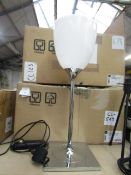 | 1X | FLOS CHROME TABLE LAMP | UNTESTED BUT LOOKS UNUSED (NO GUARANTEE), BOXED | RRP - |