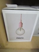 | 1X | MUUTO E27 PENDANT LAMP | UNTESTED BUT LOOKS UNUSED (NO GUARANTEE), BOXED | RRP £65.00 |