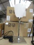 | 1X | FLOS CHROME TABLE LAMP | UNTESTED BUT LOOKS UNUSED (NO GUARANTEE), BOXED | RRP - |