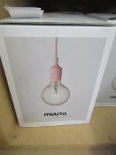 | 1X | MUUTO E27 PENDANT LAMP | UNTESTED BUT LOOKS UNUSED (NO GUARANTEE), BOXED | RRP £65.00 |