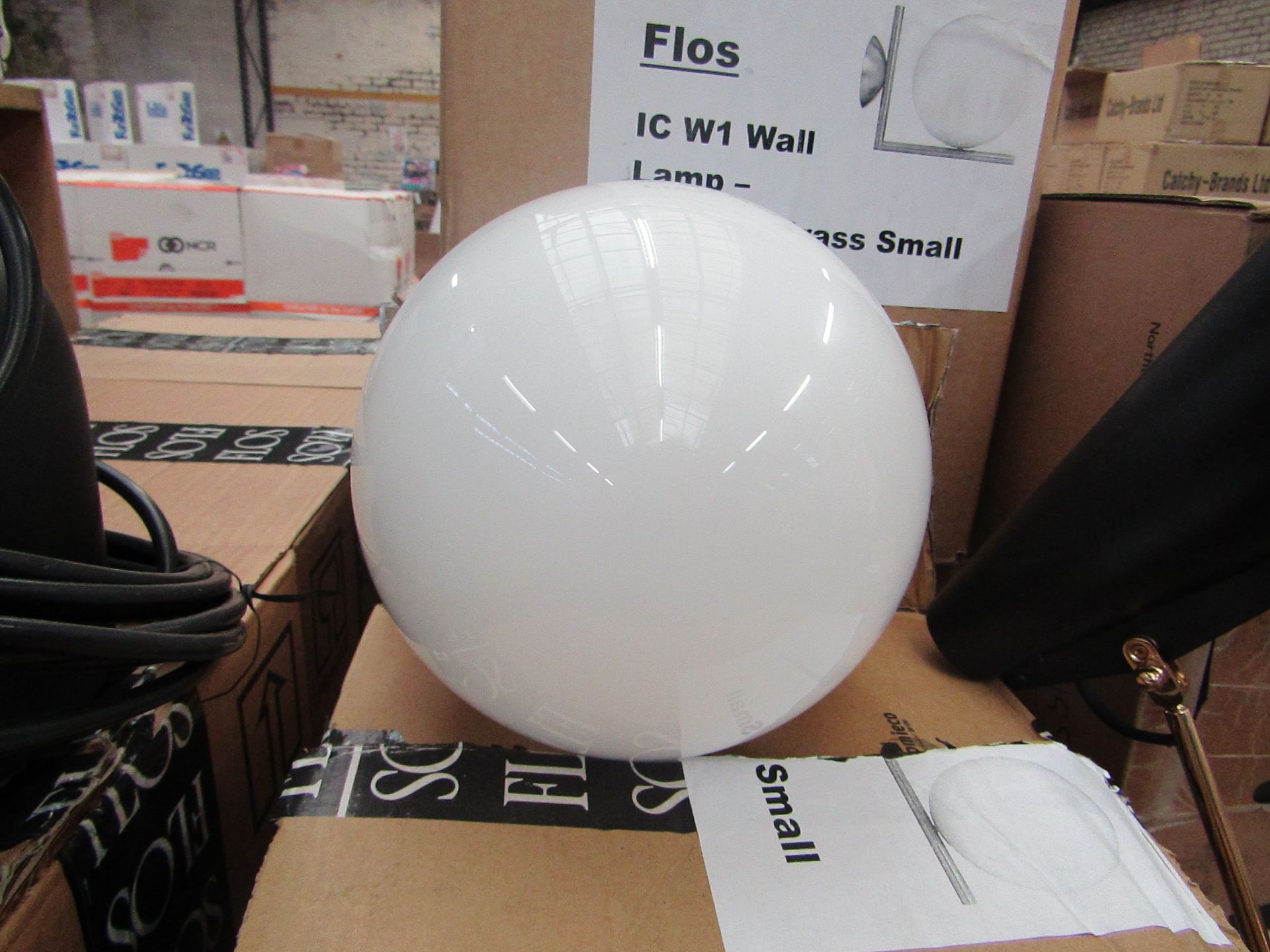 | 1X | FLOS IC W1 WALL LAMP SHADE ONLY | UNTESTED BUT LOOKS UNUSED (NO GUARANTEE), BOXED | RRP £