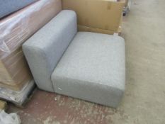 | 1X | HAY FIREPROOF FOAM MAGS LOUNGE CHAIR, THIS IS PART OF THE MAGS SECTIONAL SOFA BUT CAN BE USED