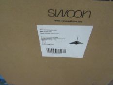 |1x SWOON ALI LARGE PENDANT LIGHT IN BLACK NICKLE | NEW AND BOXED | RRP £89 |SKU 5057569149478|