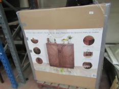 Pike and Main Accent bar cabinet, boxed and completely unchecked, RRP £500