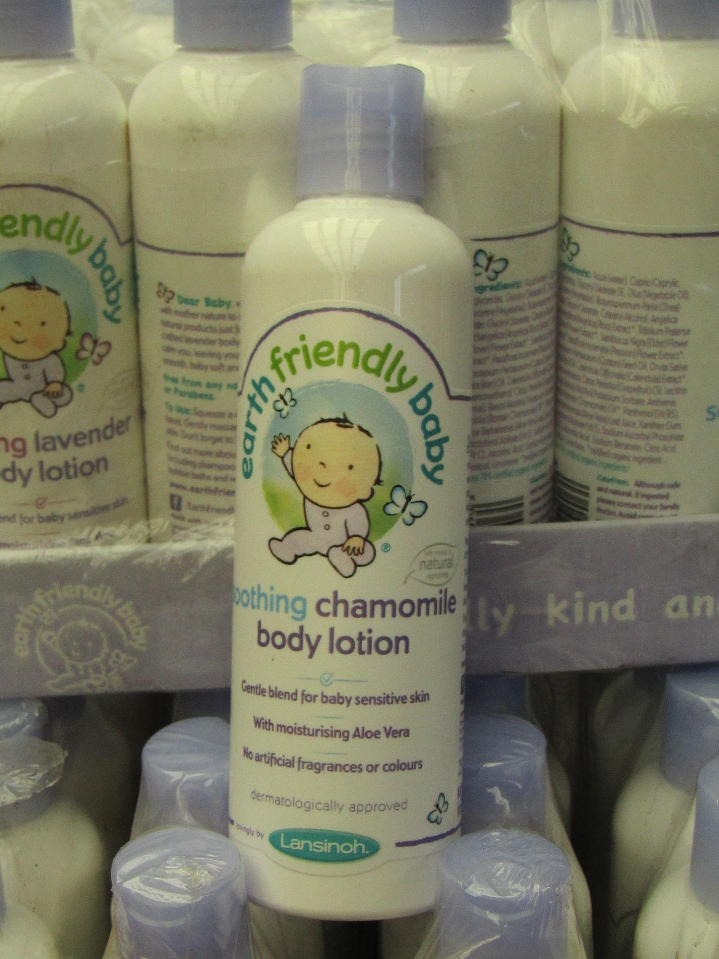 6 x Earth Friendly Baby 250ml Soothing Chamomile Body Lotion new