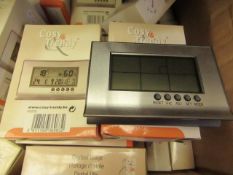 approx 200+ x Small Portable Cosy & Tendy Battery Operated Digital Date, Time, Weather Station.