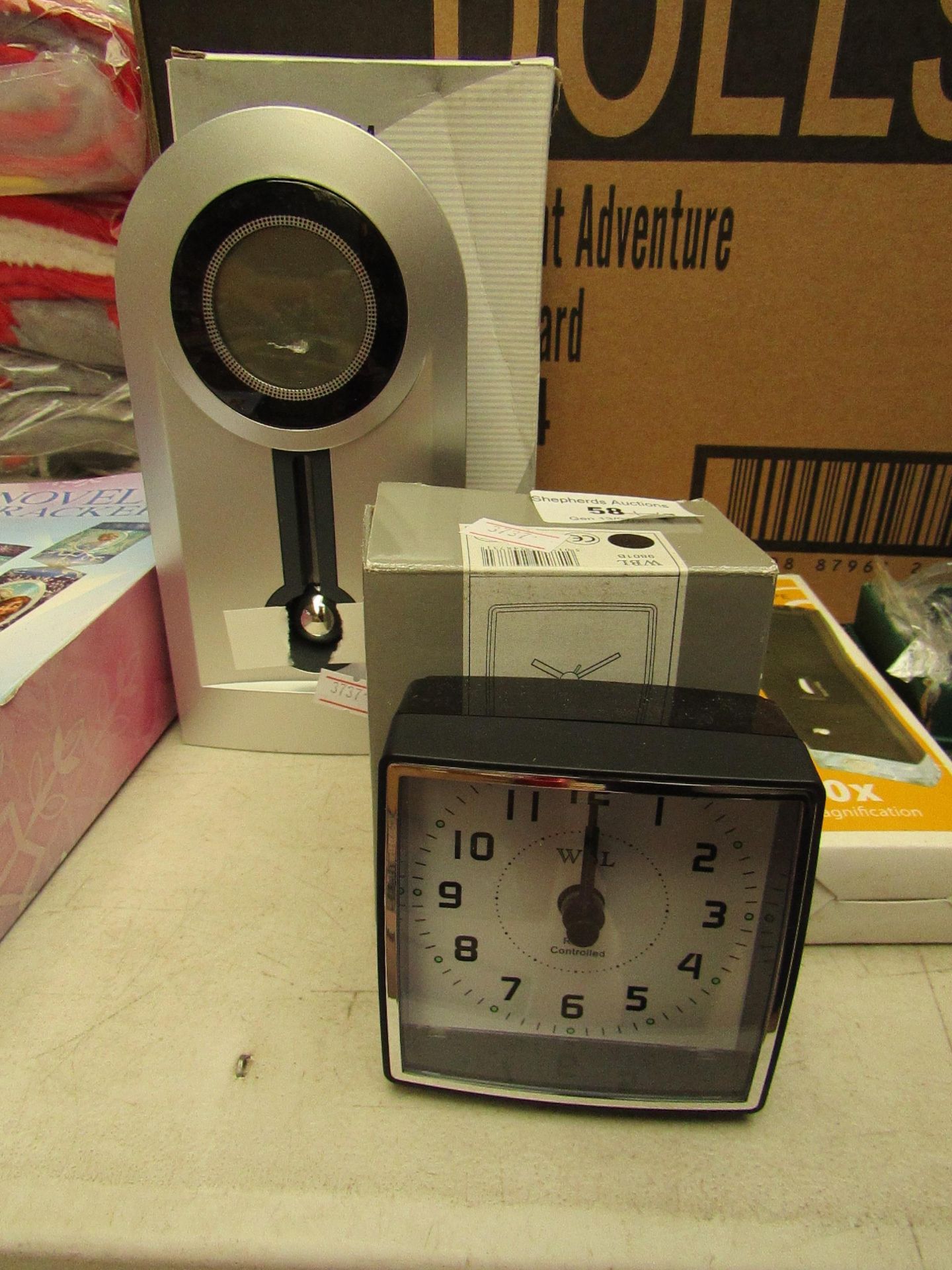2 x various Clocks boxed see image