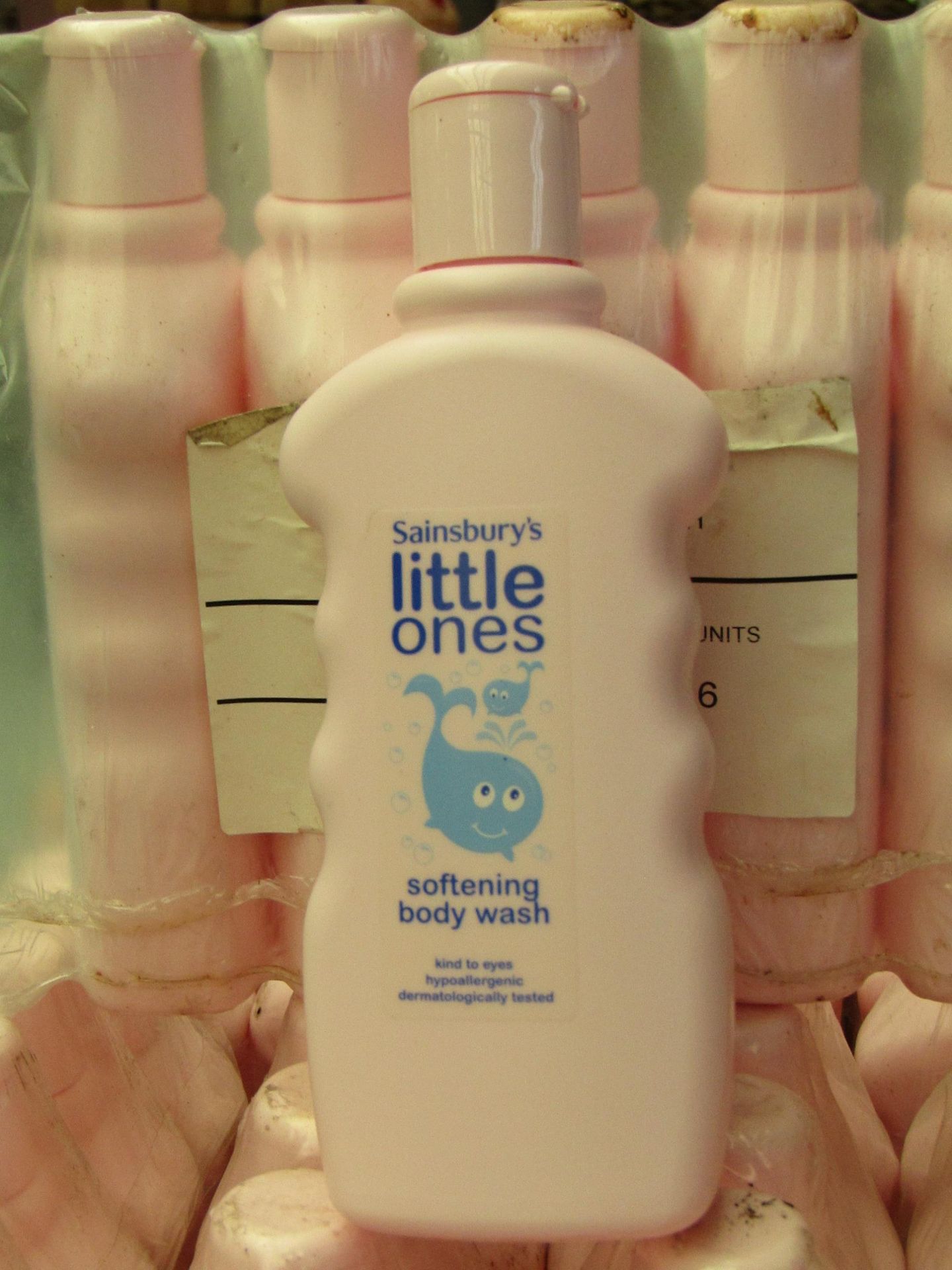 6 x Sainburys 250ml Little Ones Softening Body Wash new