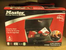 Master Lock security chest, new and boxed.