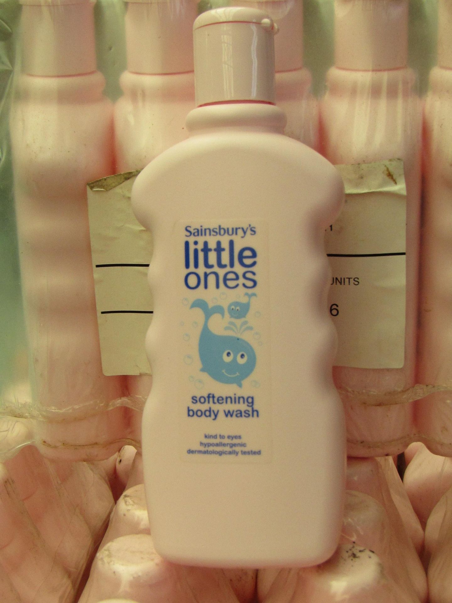 6 x Sainburys 250ml Little Ones Softening Body Wash new