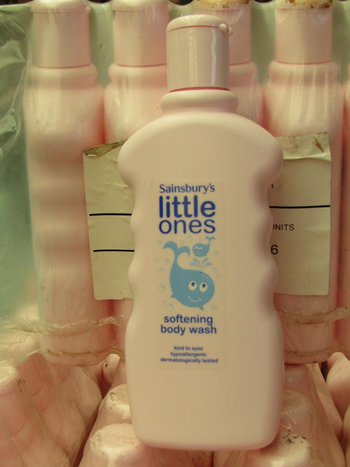 6 x Sainburys 250ml Little Ones Softening Body Wash new