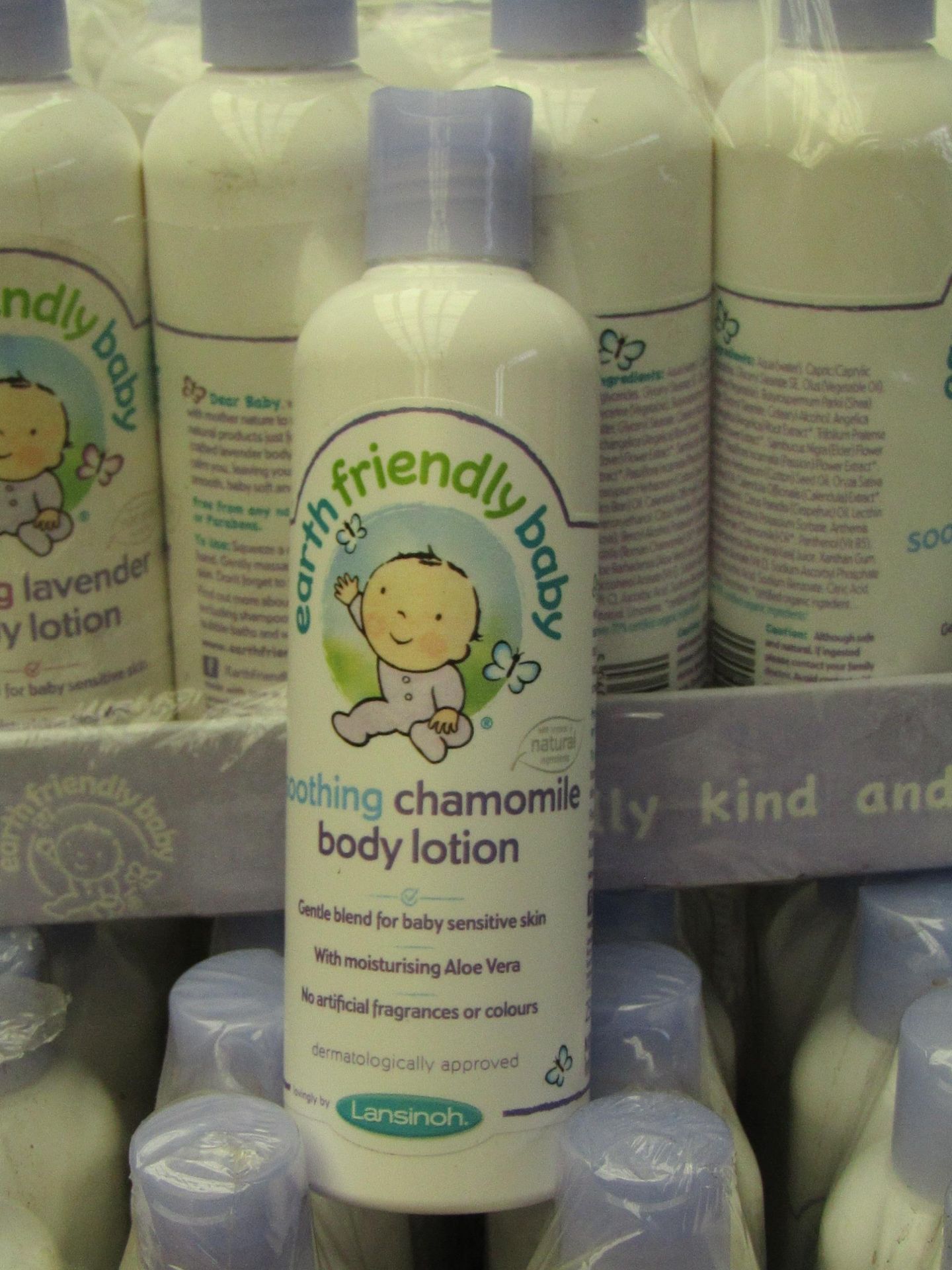 6 x Earth Friendly Baby 250ml Soothing Chamomile Body Lotion new