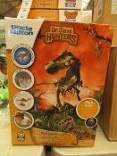 Uncle Milton Dr Steve Hunters, T-Rex skeleton excavation kit, new and boxed