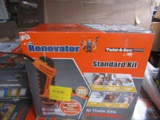 | 5X | RENOVATOR TWIST A SAW WITH ACCESSORY KIT | UNCHECKED AND BOXED | SKU C5060385829332 | NO