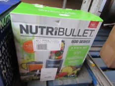 1X | NUTRI BULLET 600 SERIES, COLOUR MAY VARY FROM THE PICTURE | UNCHECKED AND BOXED | NO ONLINE