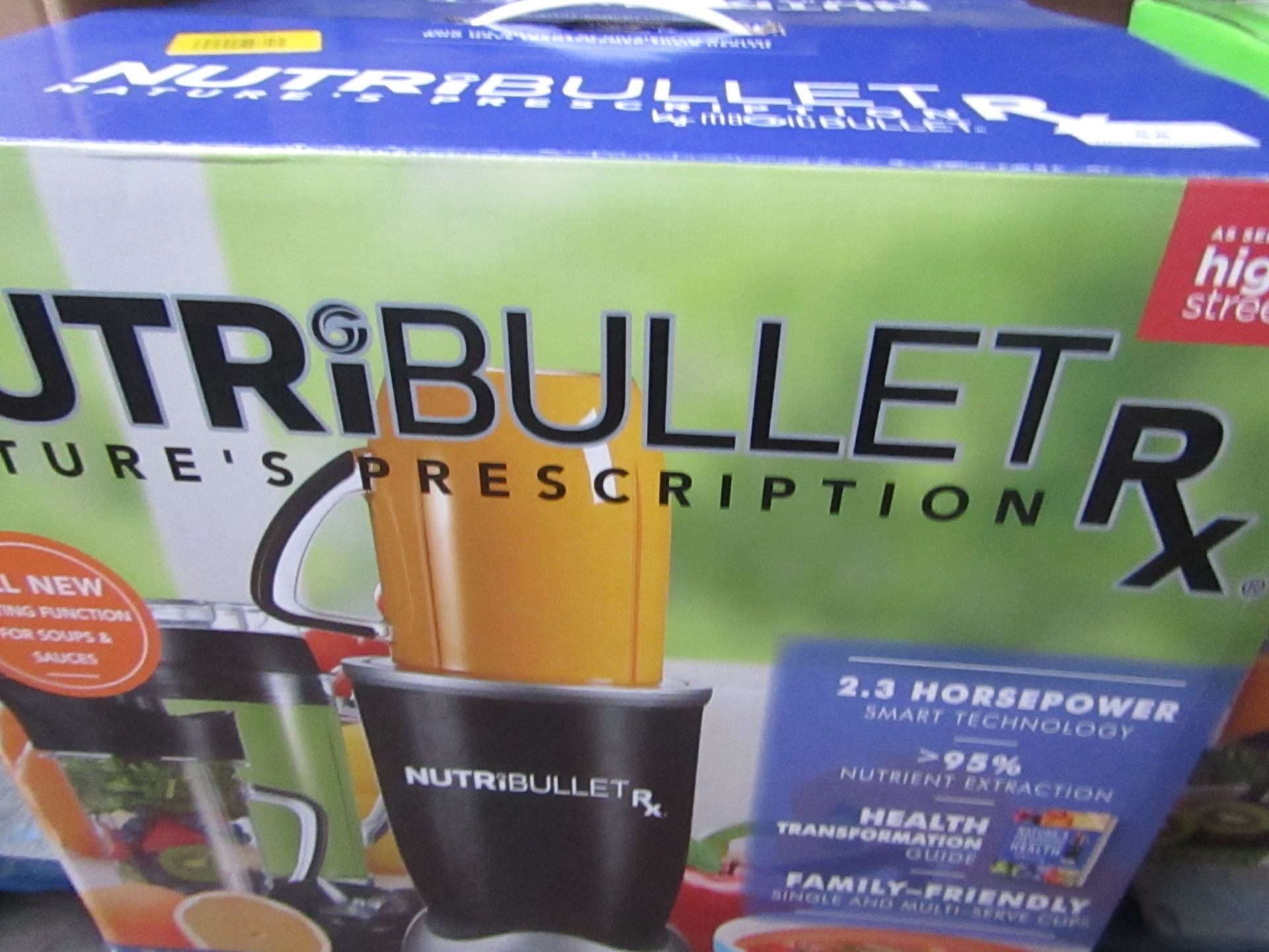 1x |NUTRI BULLET | RX | UNCHECKED AND BOXED | RRP £119|