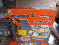 | 5X | RENOVATOR TWIST A SAW WITH ACCESSORY KIT | UNCHECKED AND BOXED | SKU C5060385829332 | NO