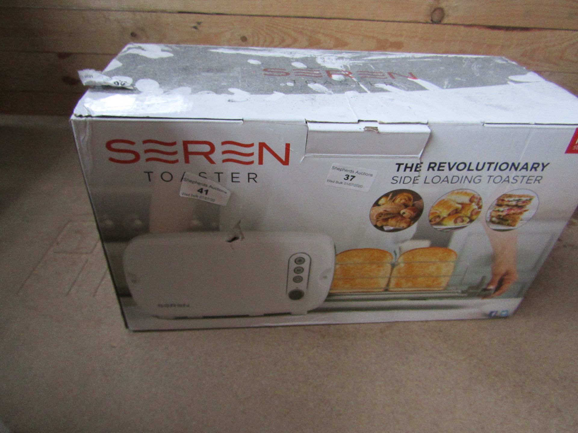 | 1X | SEREN TOASTERS | UNCHECKED AND BOXED | NO ONLINE RESALE | SKU C5060541513075 | RRP £59.99 |